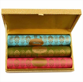 Wedding Cards with Box, Scroll in a Box, Indian Wedding Card