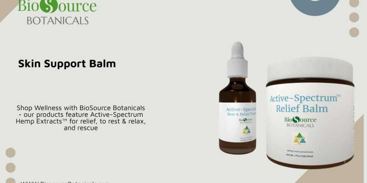 Discover the Healing Power of Active-Spectrum Hemp Extracts: Skin Support Balm and More